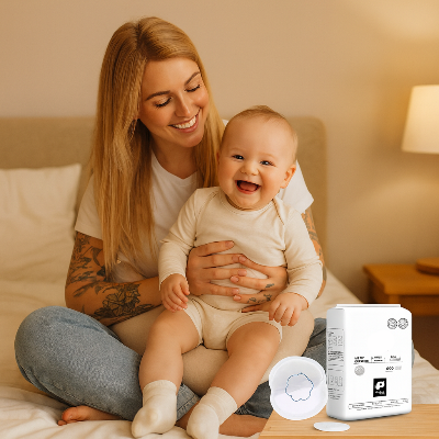 Coussinet-d’allaitement-Fraîcheur-hivernale-maman-bebe-blonde