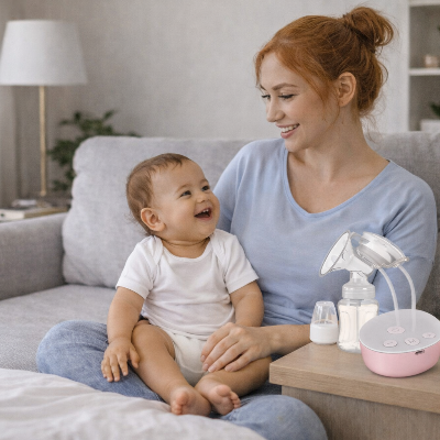 Tire-lait-electrique-Duo-fiole-Puissance-maman-bebe-salon