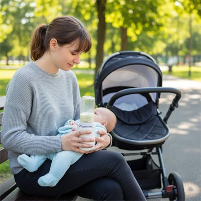 Chauffe-biberon-Flammy-maman-bebe-au-parc