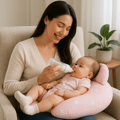 coussin-d'allaitement-Arctus-rose-maman-bebe