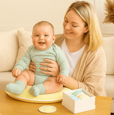coussinet d allaitement lavable Quartz maman-bebe-blonde