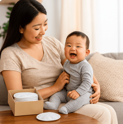 coussinet d allaitement lavable Quartz maman-bebe-chine