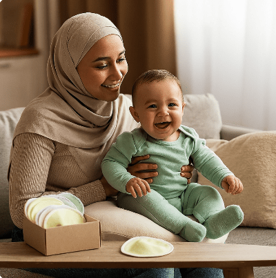 coussinet d allaitement lavable Quartz maman-bebe-musulmane