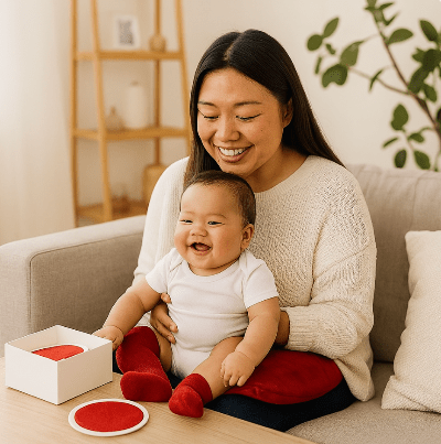 coussinets-d'allaitement lavables-spinelle-mama-bebe-rouge