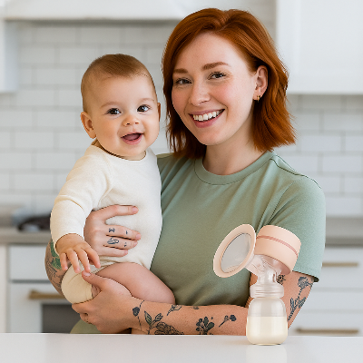 tire-lait-electrique-aster-maman-rousse-bebe-cuisine